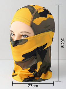 หมวกบาลาคลาวาแบบยูนิเซ็กซ์ ลายปัก 3 มิติ ลายตาราง ป้องกันลม อุ่นสบาย เนื้อผ้านุ่ม สำหรับกีฬา ปั่นจักรยานกลางคืน - Product Image 4