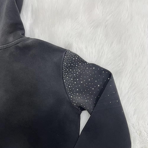 เสื้อมีฮู้ดผ้าเทอร์รี่สำหรับผู้ชายทรงหลวมเสื้อใส่ออกไปข้างนอกผ้าฝ้าย100% ออกแบบโลโก้ได้ตามต้องการ - Product Image 4