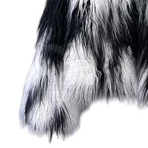 Street Style Women Chic Mongolian Fur <b>Coat</b> with Faux <b>Coat</b> Women Colorful Mongolian Fur <b>Coat</b> Winter Wear - Product Image 3