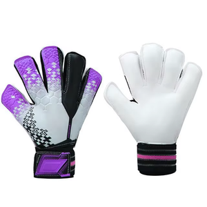 Gants de gardien de but de football personnalisables pour jeunes 4mm receveur de football rembourré de sport respirant en latex allemand pour une utilisation en extérieur - Product Image 1