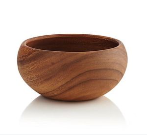 TIPOS VERSÁTIL ARTESANÍA Tazón de masa de madera hecho a mano para frutas o ensaladas Tazón de granja rústico vintage de alta calidad - Product Image 3