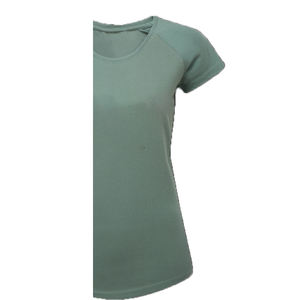 Nouveau T-shirt personnalisé pour femme, col rond, manches courtes, uni, anti-rides, en polaire écologique, respirant, gaufré - Product Image 5