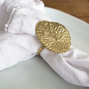 WELL High quality brass and aluminium High-<b>end</b> Wedding Banquet Decorations Napkin Ring whole sale and rose round napkin ring... - Product Image 3