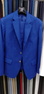 Unisex #216 bespoke ชุดสูทธุรกิจเจ้าบ่าวหรูหราบางเฉียบชุดสูทกางเกงคุณภาพสูงกระดุมแถวเดียวขนาดพิเศษ - Product Image 5