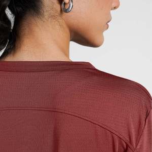 Vêtements de sport actifs à manches longues en couleur marron - Product Image 2