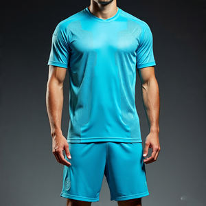 Ropa deportiva Jersey de cuello redondo de gran tamaño Boxy Fit Mesh Camisetas de fútbol Mesh Soccer Jersey - Product Image 5