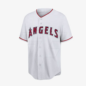 Services OEM Maillot de baseball 100 % polyester respirant, écologique, antibactérien, sans manches, vêtement de sport imprimé par transfert thermique - Product Image 2