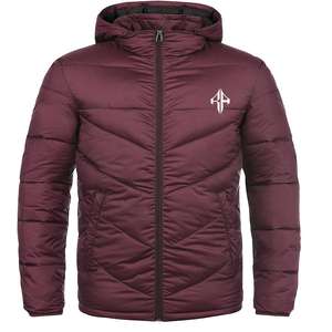 Chaqueta de invierno con logotipo personalizado de ATLANTIC, chaqueta acolchada con cremallera estampada transpirable de poliéster 100% - Product Image 5