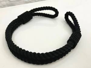 Atador de Cortinas de Yute Natural con Detalles de Algodón Blanco, Decoración Rústica y Moderna para Ventanas, Longitudes Personalizadas Disponibles - Product Image 4