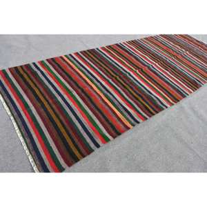 พรมขนสัตว์สีเบจแบบดั้งเดิม4.8 x 13.1ft ทำด้วยมือตุรกีพรมยางรองหลังสำหรับห้องนั่งเล่นห้องนอนห้องโถง-เย็บปะติดปะต่อกัน - Product Image 2