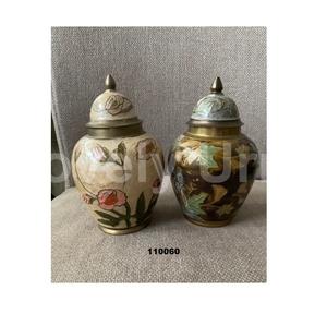 Venta caliente de latón macizo diseño de la bandera americana recuerdo cremación urna para adultos para cenizas humanas con bolsa de terciopelo gratis - Product Image 2