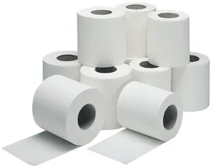 Paper Yellow Super Silky Roll Tissue OEM Soft Using For Bathroom Daily Life Hygiene Paper 10 Rolls Made In Vietnam Manufacturer