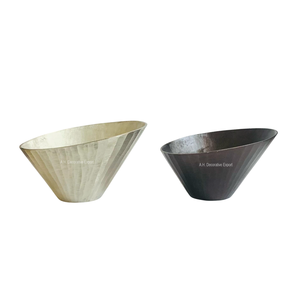 Bronze Color Kitchen Accessories-Fruit Salad <b>Mixing</b> Serving <b>Bowls</b> Hot Sale Home Kitchenware Decorative Taper Dough <b>Bowl</b> <b>Sets</b> - Product Image 3