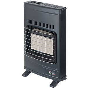 Stufa a metano da parete 4.200 W colore grigio - Product Image 1
