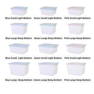 Pp nhựa lưu trữ bin chống ẩm xử lý PP lưu trữ Thùng khối xây dựng để tổ chức quần áo vui vẻ - Product Image 4