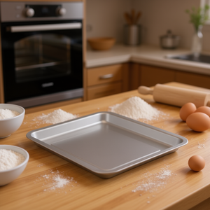 Bandeja para Hornear Guardini Silver Elegance Antiadherente de Acero Inoxidable (37x32cm) con Platos y Moldes para Hornear Grises 73532 - Product Image 3