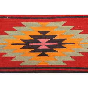 Alfombra Turca, Alfombra Vintage de 2x8.8 pies, Alfombra Oriental Roja de Lana - Product Image 3