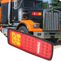 Approvisionnement direct usine Nouveau feu arrière 75 LED 24V pour camion et remorque, clignotant, accessoires d'éclairage automobile LEDTK-065