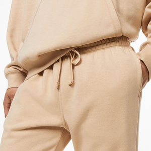 Premium Casual Elástico Oversize Algodón Spandex Pantalones de chándal Patrón recto Estilo de pantalón de chándal Bolsillos bordados Diseño en blanco - Product Image 2