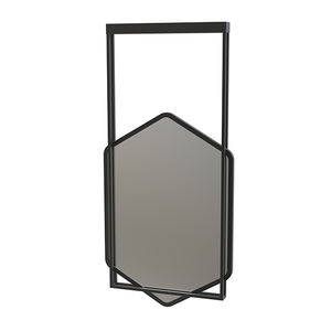 Modern Minimalist <b>Silver</b> Round Wall <b>Mirror</b> Eco-Friendly Lightweight Handmade Home Decor for Wedding Living Foyer Entryway - Product Image 1