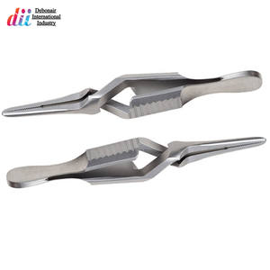 เครื่องมือผ่าตัดหัวใจแบบใช้ซ้ำได้ ทำจากสแตนเลส ยี่ห้อ Debonairii รุ่น Manual Straight Cross Action Bulldog Clamps - Product Image 5