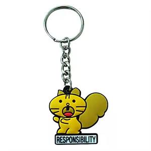 Unique 2025 PVC Keyring Soft Rubber Build para marcas de moda Tiendas de regalos y uso al por mayor - Product Image 3