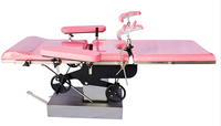 Table de lit manuelle sur le divan pour l'examen de la parturition gynécologique pour accouchement obstétrique à l'hôpital