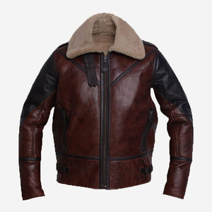<span class=keywords><strong>Ww2</strong></span> B3 Jacke Distressed Leder Bomber jacke Pilot Aviator Herren Bomber Lederjacke Winter produkte