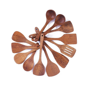 Juego de cucharas y cucharas de madera de alta calidad para uso doméstico de 99 Gold Data Vietnam Exporter - Product Image 3