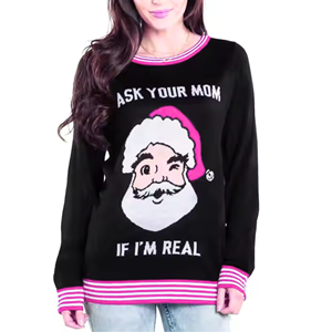 Pull de Noël moche festif et amusant pour femmes Vêtements d'hiver parfaits - Product Image 5