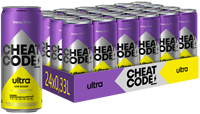Boisson Énergétique Sportive Ultra Faible en Sucre Saveur Cheat Code 330ml en Canette avec L-Carnitine & Taurine Prête à Boire