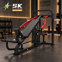 Machine de musculation inclinée à charge libre pour press à la poitrine, vente en gros directe usine SK Chine, fournisseur OEM ODM