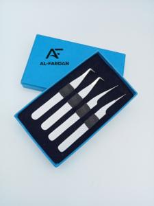 แหนบขนตาปลอมทำจากสเตนเลสปลายแหลมสูงแบบญี่ปุ่นรองเท้าบูททรงตรง90องศาพร้อมที่จับกระจกรูปหัวใจด้านสีขาว - Product Image 4