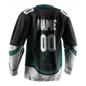 Maillots de hockey sur glace personnalisés pour équipes uniformes de hockey sur glace de qualité professionnelle pour les clubs américains vêtements d'équipe entièrement sublimés - Product Image 2