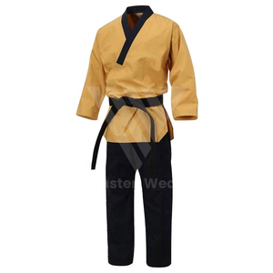 Producto de tendencia Ropa de artes marciales Jiujitsu Uniforme de algodón de la mejor calidad Hecho Jiu Jitsu brasileño Uniforme deportivo para ropa de entrenamiento - Product Image 2