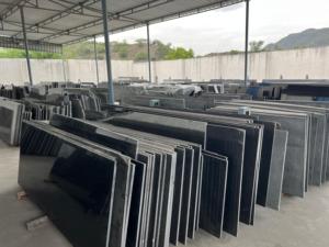 Carrière directe de l'Inde coupe personnalisée galaxie noire dalle de granit pierre naturelle de qualité supérieure tache étoilée cuisine salon salle de bain extérieur - Product Image 4