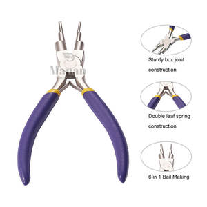 คีมทำเครื่องประดับสแตนเลสคุณภาพสูง เครื่องมือดัดลวดสำหรับงานแฮนด์เมด - Product Image 5