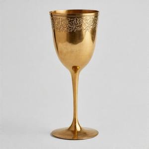 Copa de vino de comunión de latón antiguo sagrado de recipiente de fe, Copa Vintage hecha a mano para iglesia y ceremonias espirituales - Product Image 1