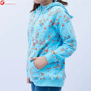 เสื้อฮู้ดดี้ผู้หญิงคุณภาพพรีเมียม ผ้าฝ้าย 100% แขนยาว ใส่ได้ในฤดูหนาว พิมพ์ลาย ซิปหน้า สั่งทำได้ รุ่นใหม่ล่าสุด - Product Image 2