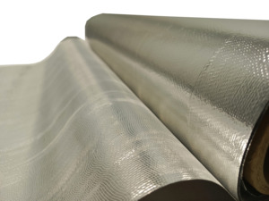 Film PET aluminisé renforcé de tissu en nylon pour usage chimique industriel - Product Image 4