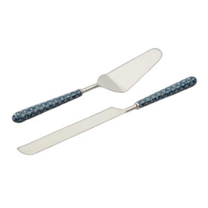 ชุดมีดเค้กสแตนเลสสตีลและเซ็ตเค้กสีทองสำหรับงานเลี้ยงวันเกิดงานแต่งงานมีโลโก้ที่กำหนดเองได้อย่างสดใส - Product Image 3