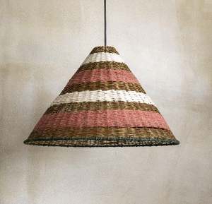 Natural Handmade Cane & Jute Hand Weaved Hanging <b>Lamp</b> & Pendant for Hotel & Home Decoration - Product Image 5