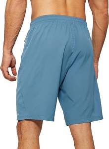 Pantalones cortos de gimnasio de verano con logotipo personalizado para hombres, tela saludable de alta calidad, suave, cómoda, ligera, transpirable, estilo informal, no tejida - Product Image 3