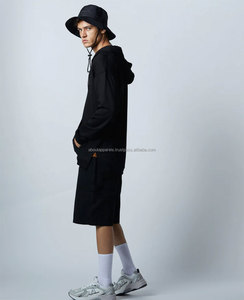 Oem bulk oversized 12oz 320gsm algodón HOODIE unisex cara completa zip hoodies heavyweight casual full zip up hombres transpirable HOODIE - Product Image 3