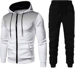 Ensemble de survêtement d'hiver de haute qualité avec logo personnalisé, veste zippée XL, pantalon de survêtement respirant 2026 - Product Image 6