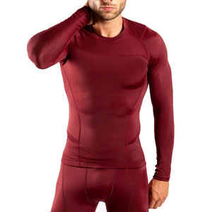 Men's High Quality Rash Guard with <b>Custom</b> Logo Breathable <b>Compression</b> <b>Shirt</b> <b>Custom</b> Printed Sleeve <b>Design</b> Available All Sizes - Product Image 1