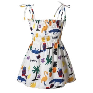 Vente en gros de robe de soirée pour bébés filles de qualité supérieure dernière mini conception de tailles de couleurs personnalisées styles fabriqués au printemps en bambou - Product Image 1