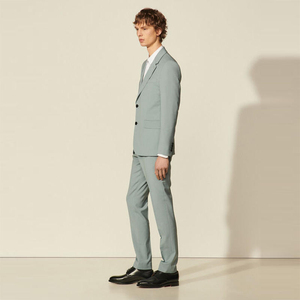 Costume de mariage pour homme, pantalon, veste, smoking 3 pièces, blazer, vêtements de mode de mariage, pantalon de costume ajusté, veste de costume - Product Image 4