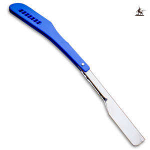 Maquinilla de afeitar recta de acero inoxidable de hoja única compatible con OEM personalizada para afeitado facial y corporal - Product Image 3