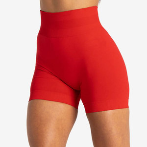 Wholesale KATBROS INDUSTRY Custom Made OEM Women Gym Shorts Breathable Elastic Waist Mid Rise Polyester/Nylon Customized - Product Image 6